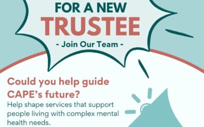 We’re looking for a new Trustee to join CAPE!